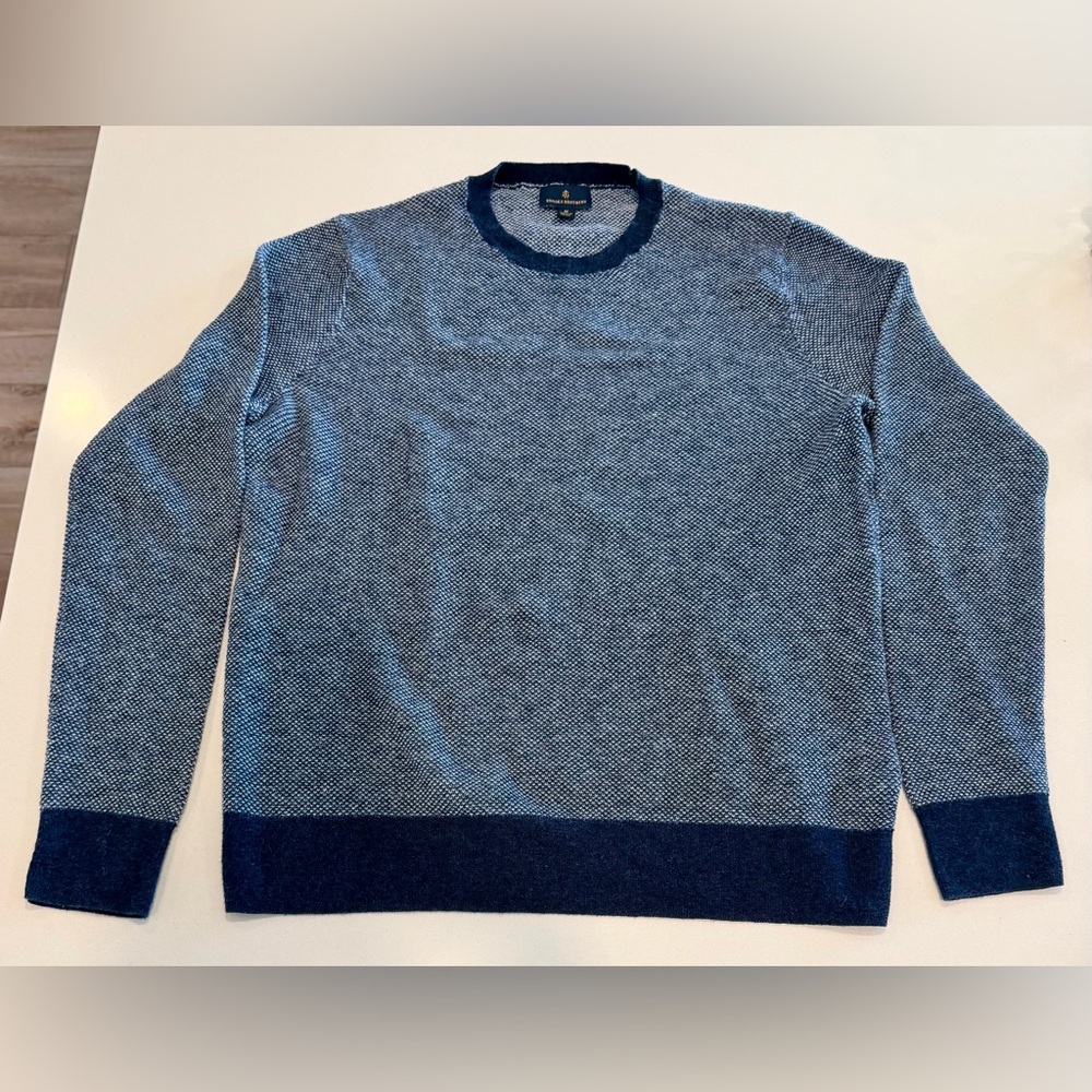 Brooks Brothers men’s wool/cotton blend sweater size medium slim fit